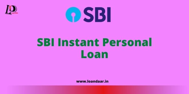 SBI instant personal loan