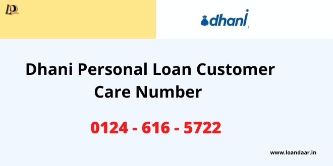 Dhani Personal Loan Customer Care Number