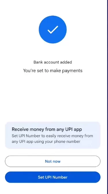 how to link bank account with google pay without debit card