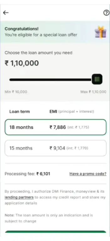 google pay loan emi calculator
