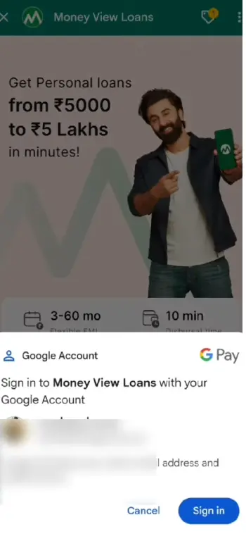 google pay personal loan apply