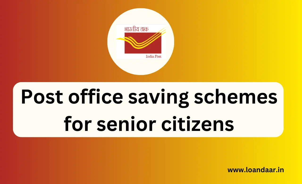 Post office saving schemes for senior citizens